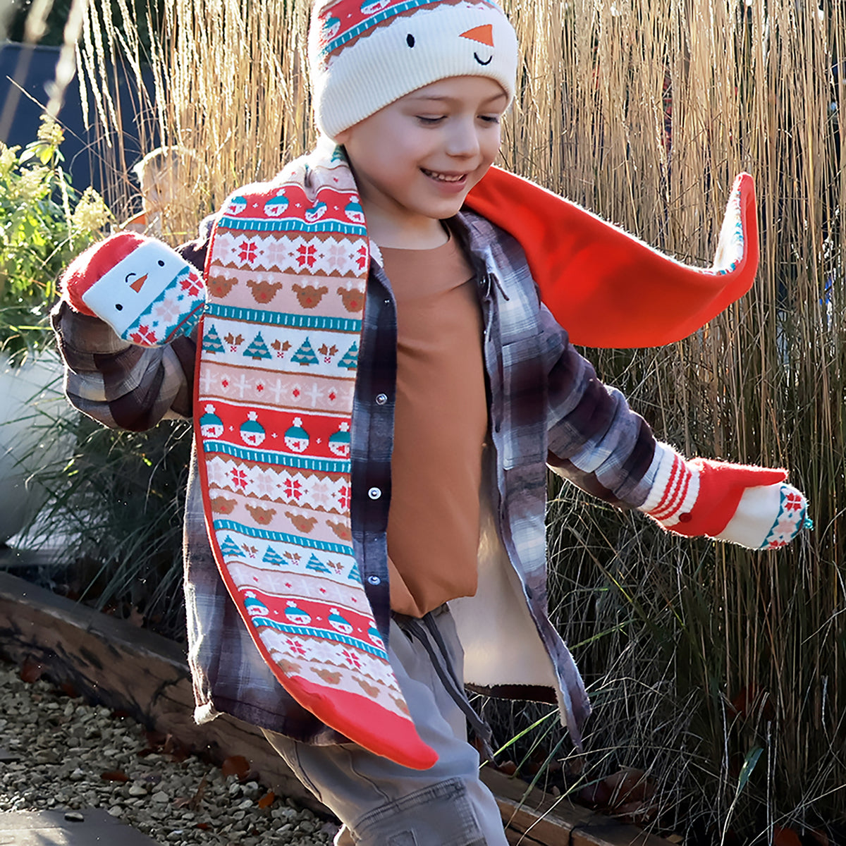Kids Christmas Scarf | Frosty the Snowman