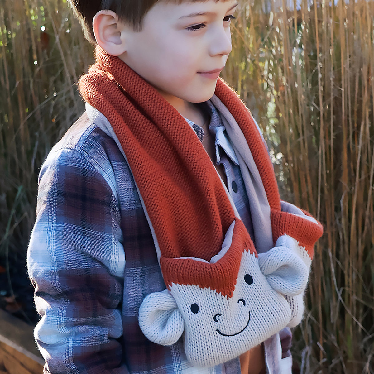Kids Pocket Scarf | Little Monty Monkey