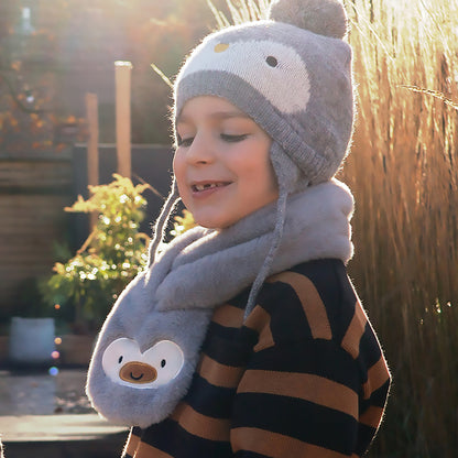 Kids Pull-Through Scarf | Poppy Penguin