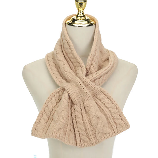 Knitted Pull-Through Scarf | Candied Ginger