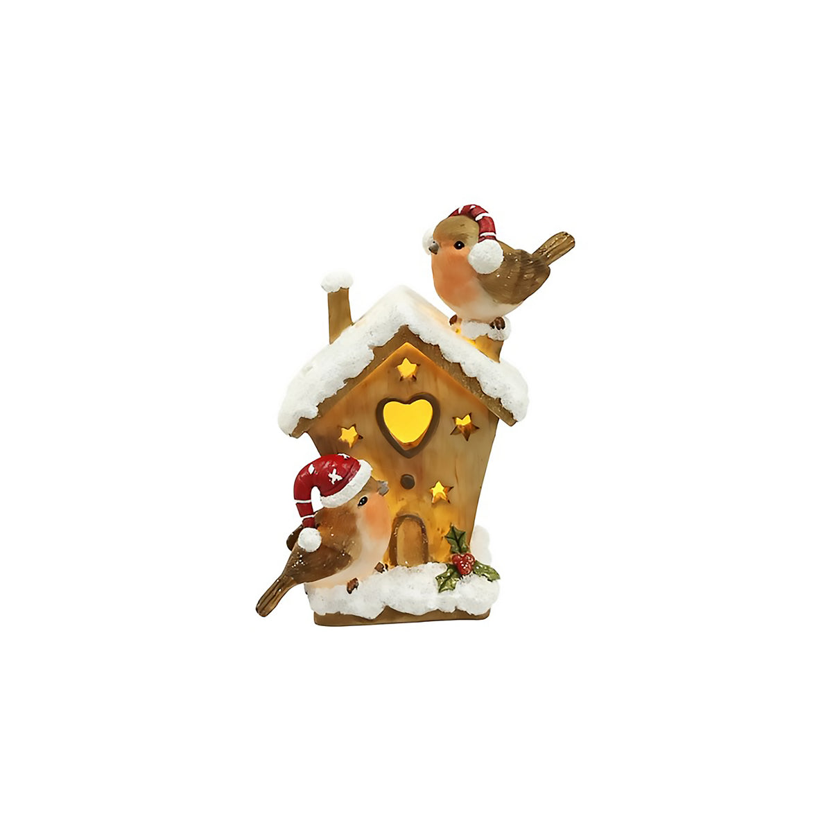 Christmas LED Christmas Decoration | Robin Bird House