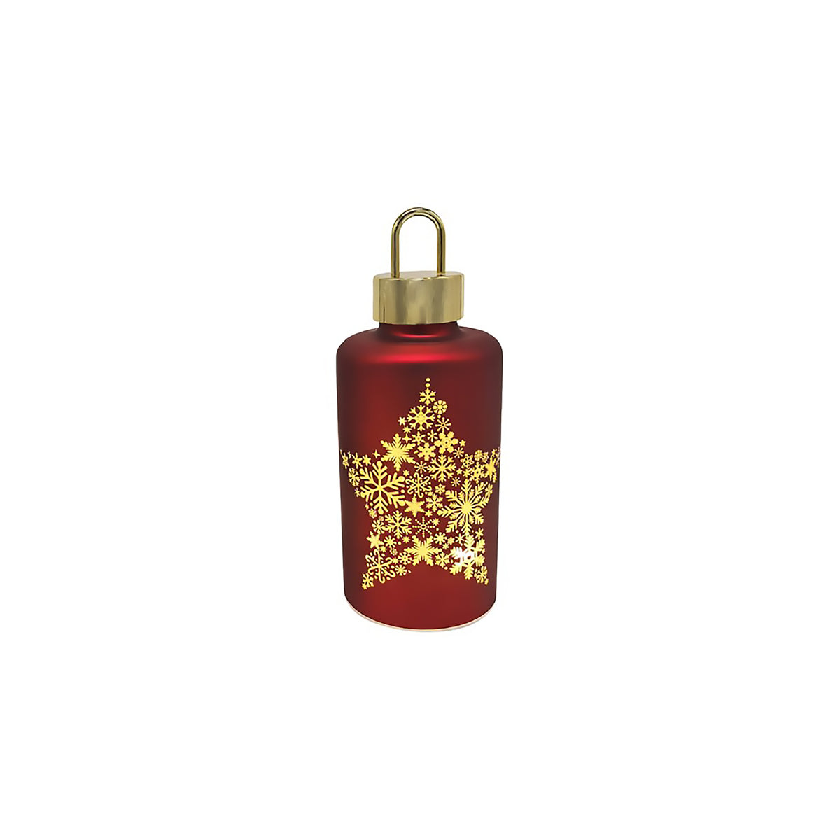 Christmas Large LED Lantern | Red Star