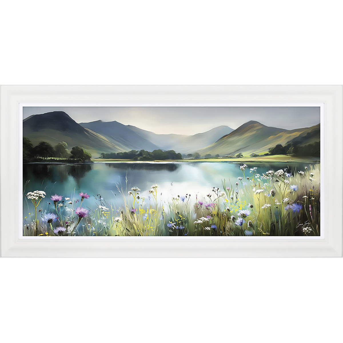 Lakeland Dawn | Framed Print by Simon Hartley