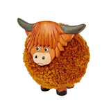 Highland Cow Pom Pom Ornament | Large