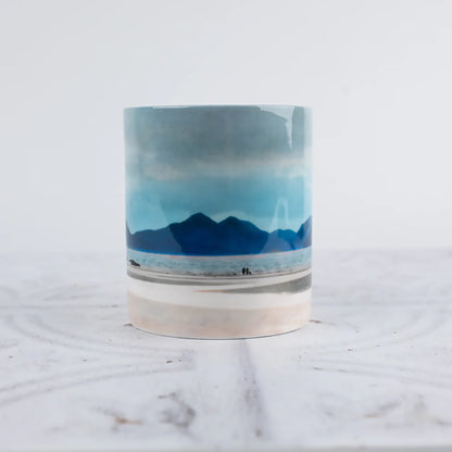 Bone China Mug Large | A Walk on the Beach Skye From Applecross