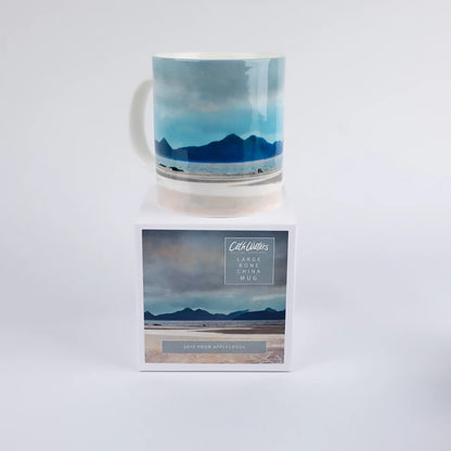 Bone China Mug Large | A Walk on the Beach Skye From Applecross