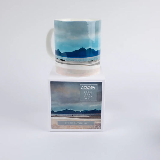 Bone China Mug Large | A Walk on the Beach Skye From Applecross
