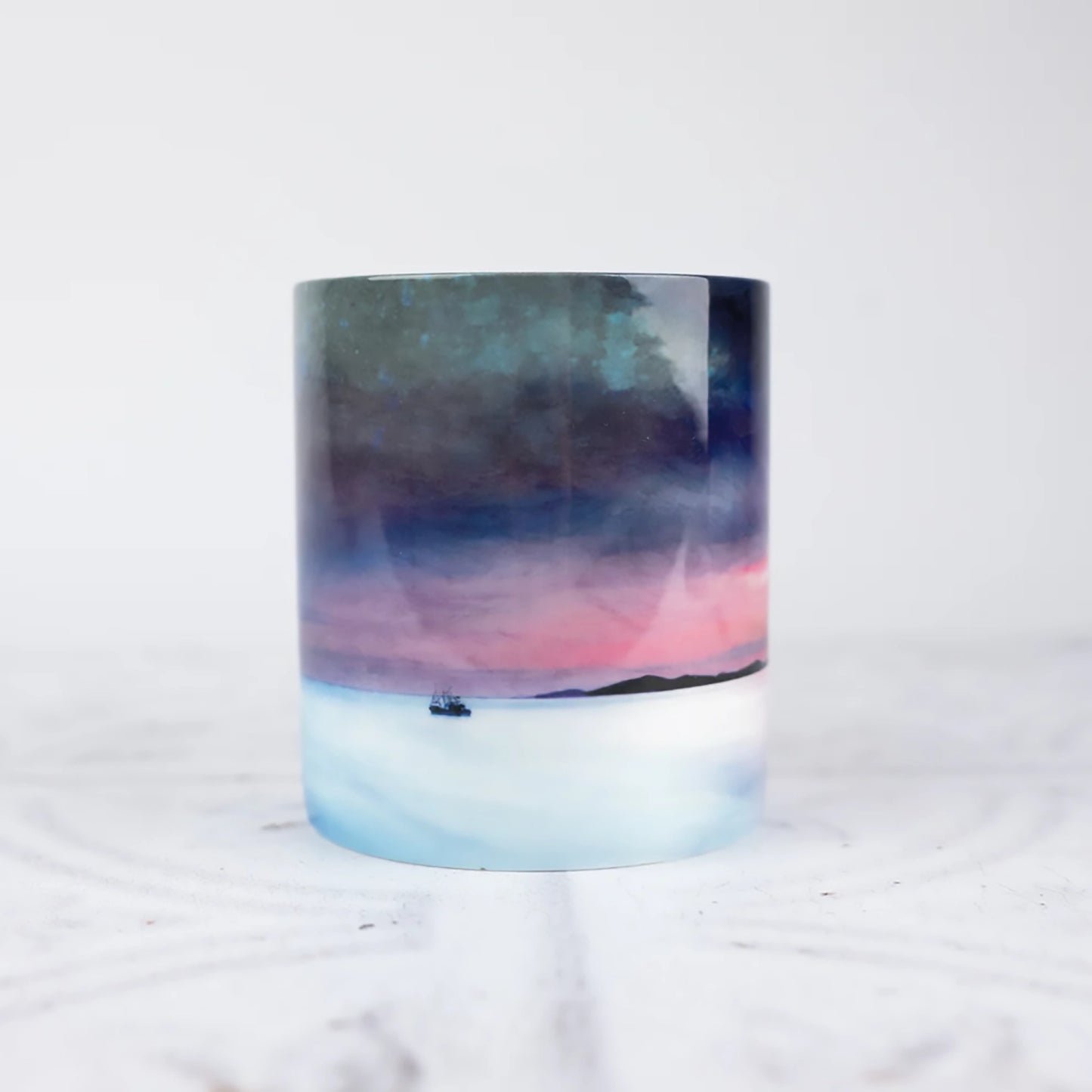Bone China Mug Large | Fishing the Little Minch