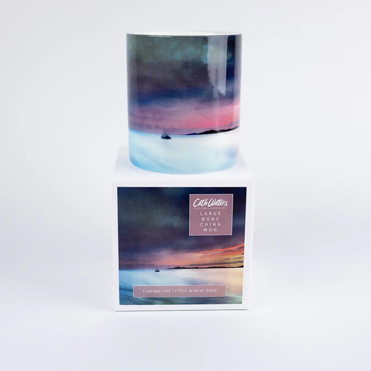 Bone China Mug Large | Fishing the Little Minch