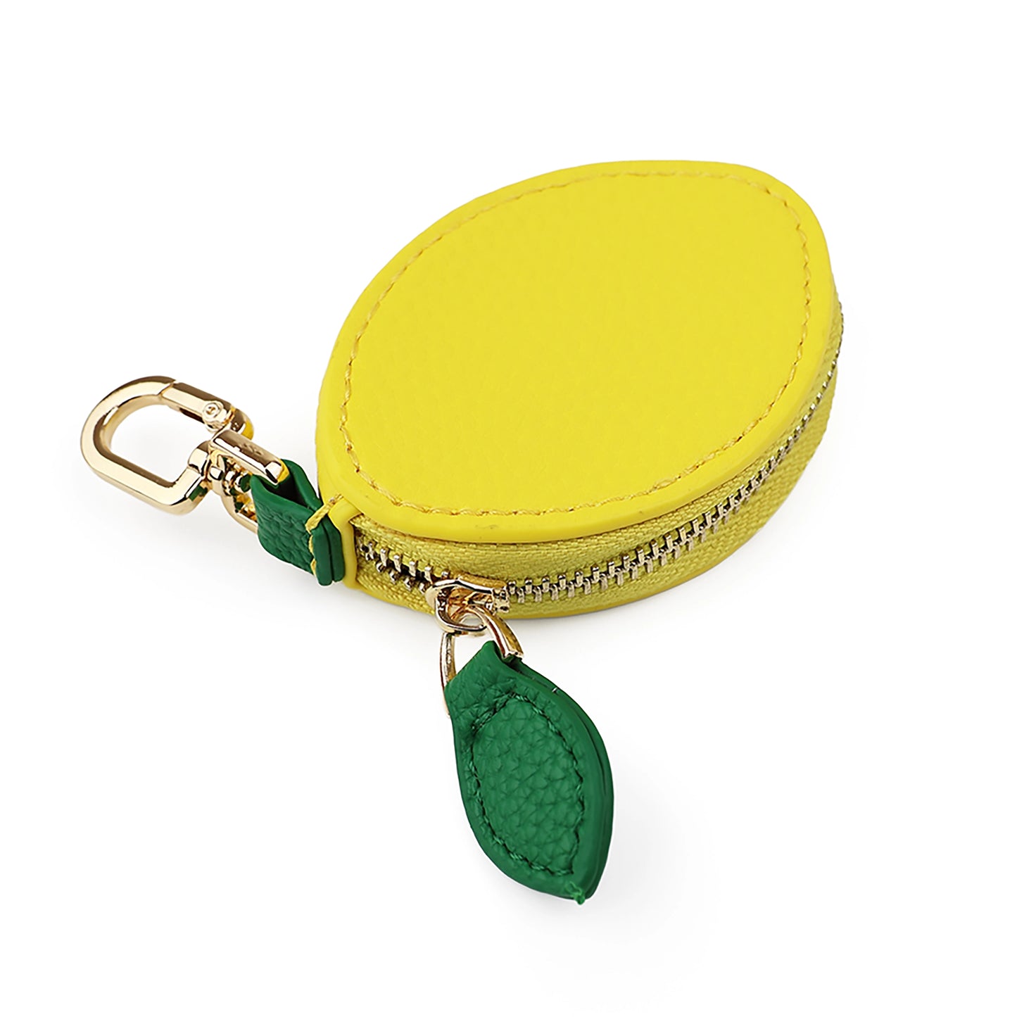 Clip-on Zip Purse | Lemon