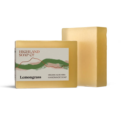 Highland Soap Co. bar of organic lemongrass soap 