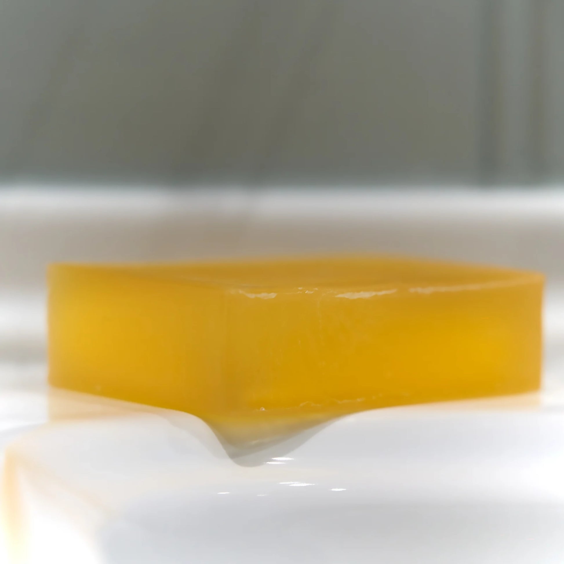 Highland Soap Co. bar of organic lemongrass soap  lifestyle