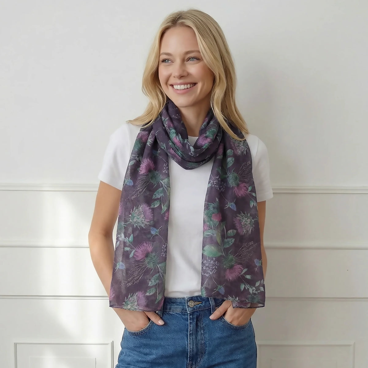Lightweight Scarf | Regal Thistle