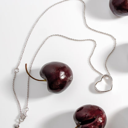 Love Heart Outline | Necklace