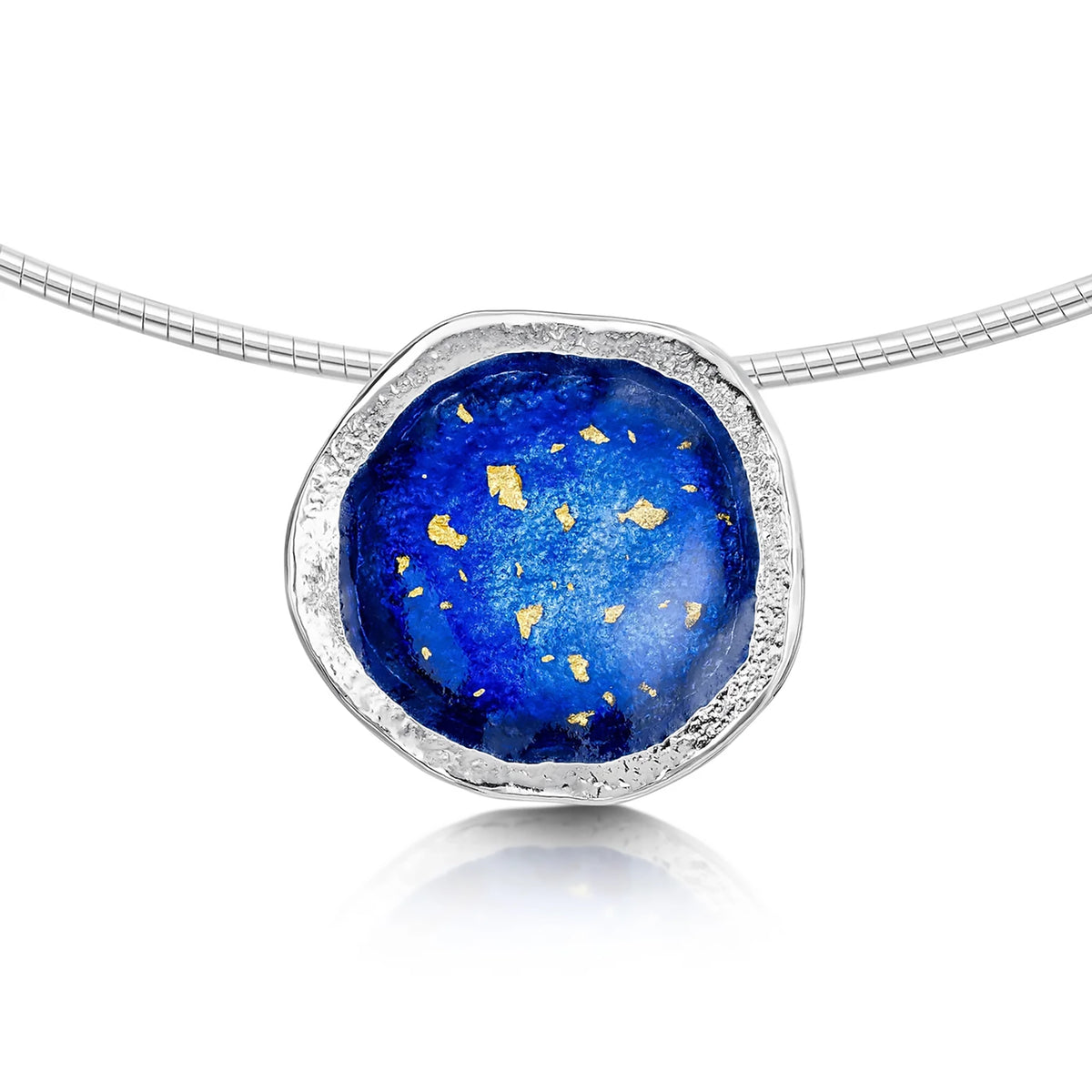 Lunar Universe in Midnight Gold | Necklet