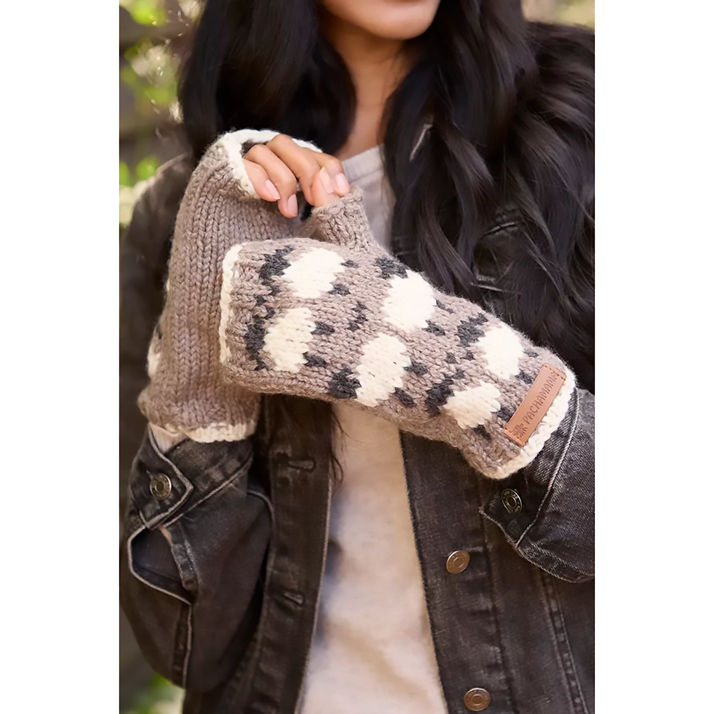 Merino Wool Handwarmers | Mushroom Sheep