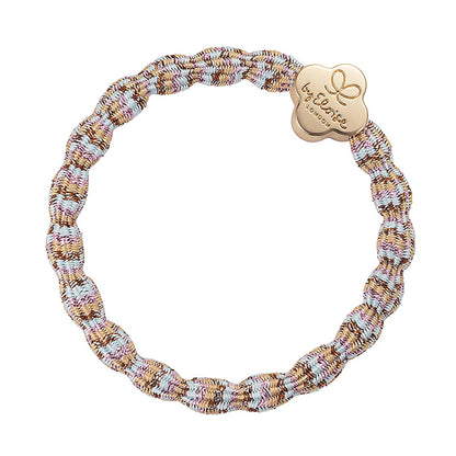 Gold Quatrefoil Bubble Hair Band | Metallic Beach Gold