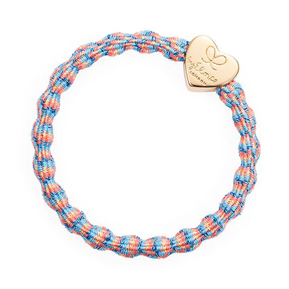 Gold Heart Bubble Hair Band | Metallic Coral Reef