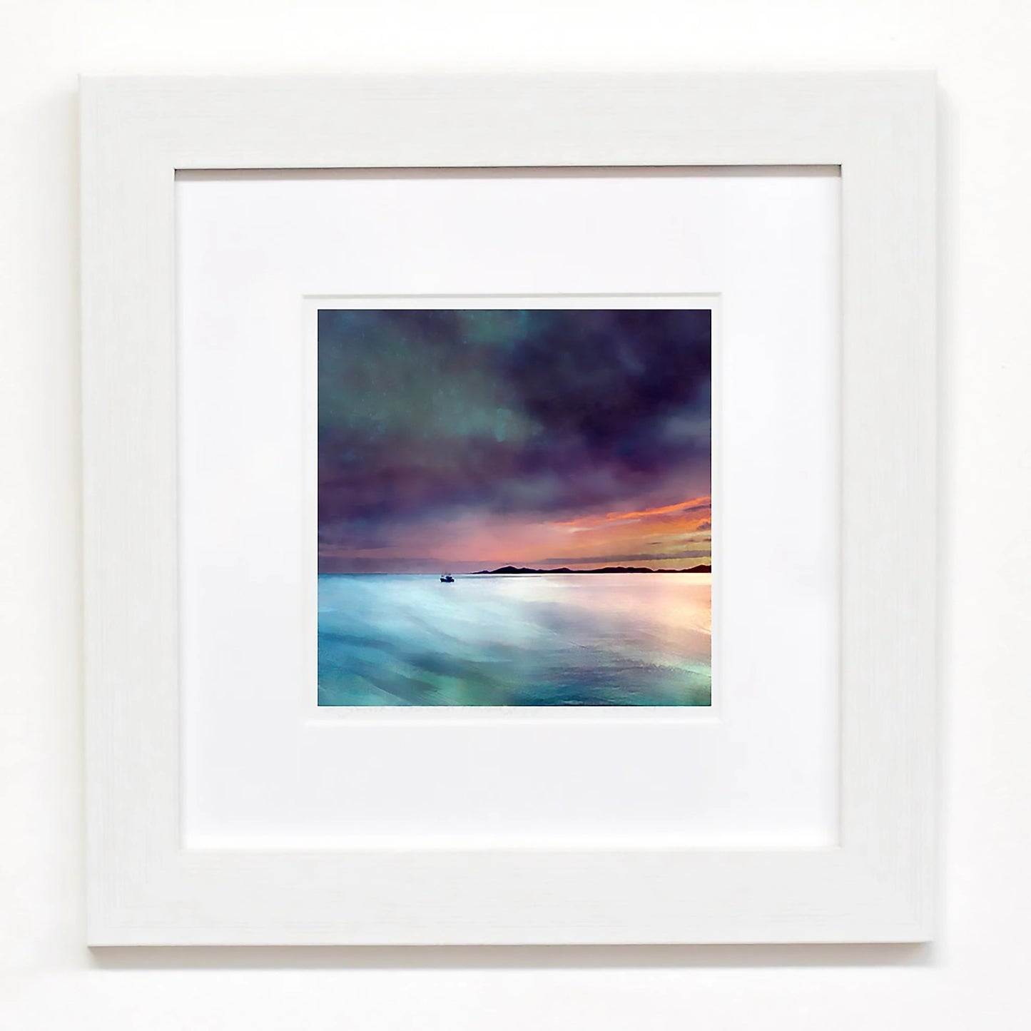 Mini Framed Print | Fishing the Little Minch