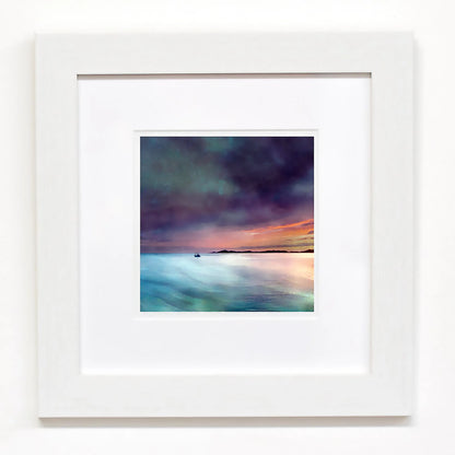 Mini Framed Print | Fishing the Little Minch
