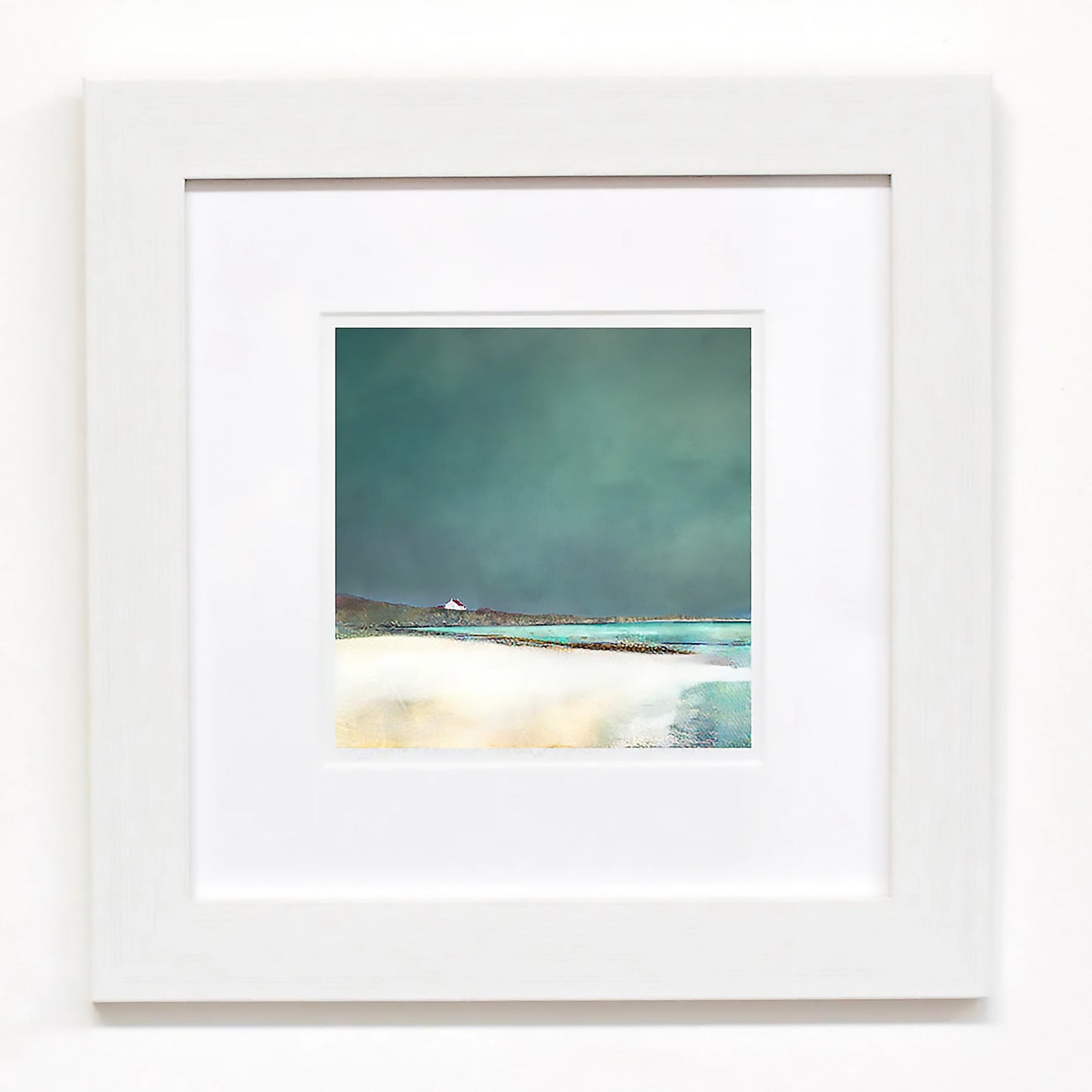 Mini Framed Print | Red Croft Isle of Barra
