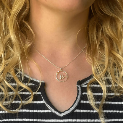 Moonlit Hares | Pendant