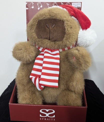 Christmas Singing Plush | Christmas Capybara