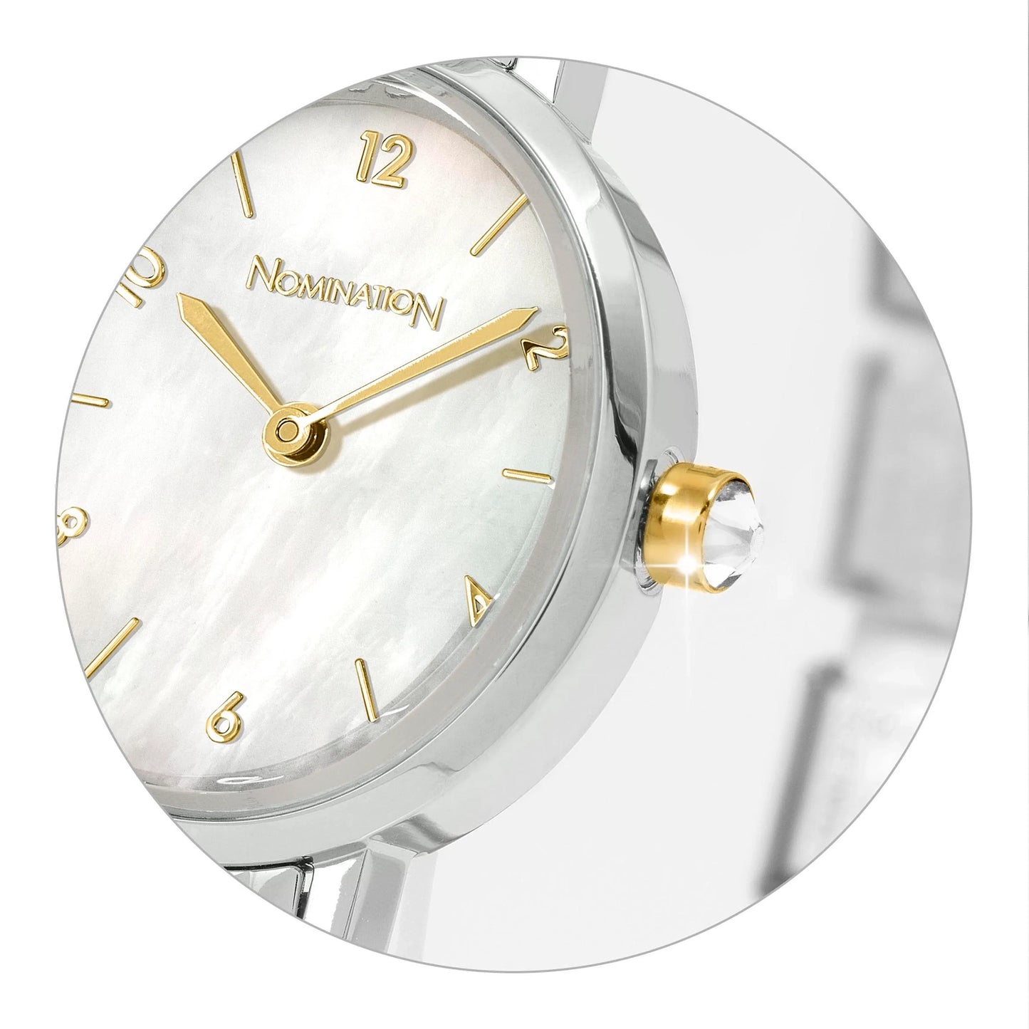 Paris Oval Watch Mother of Pearl Gold Hands | Composable® Watch