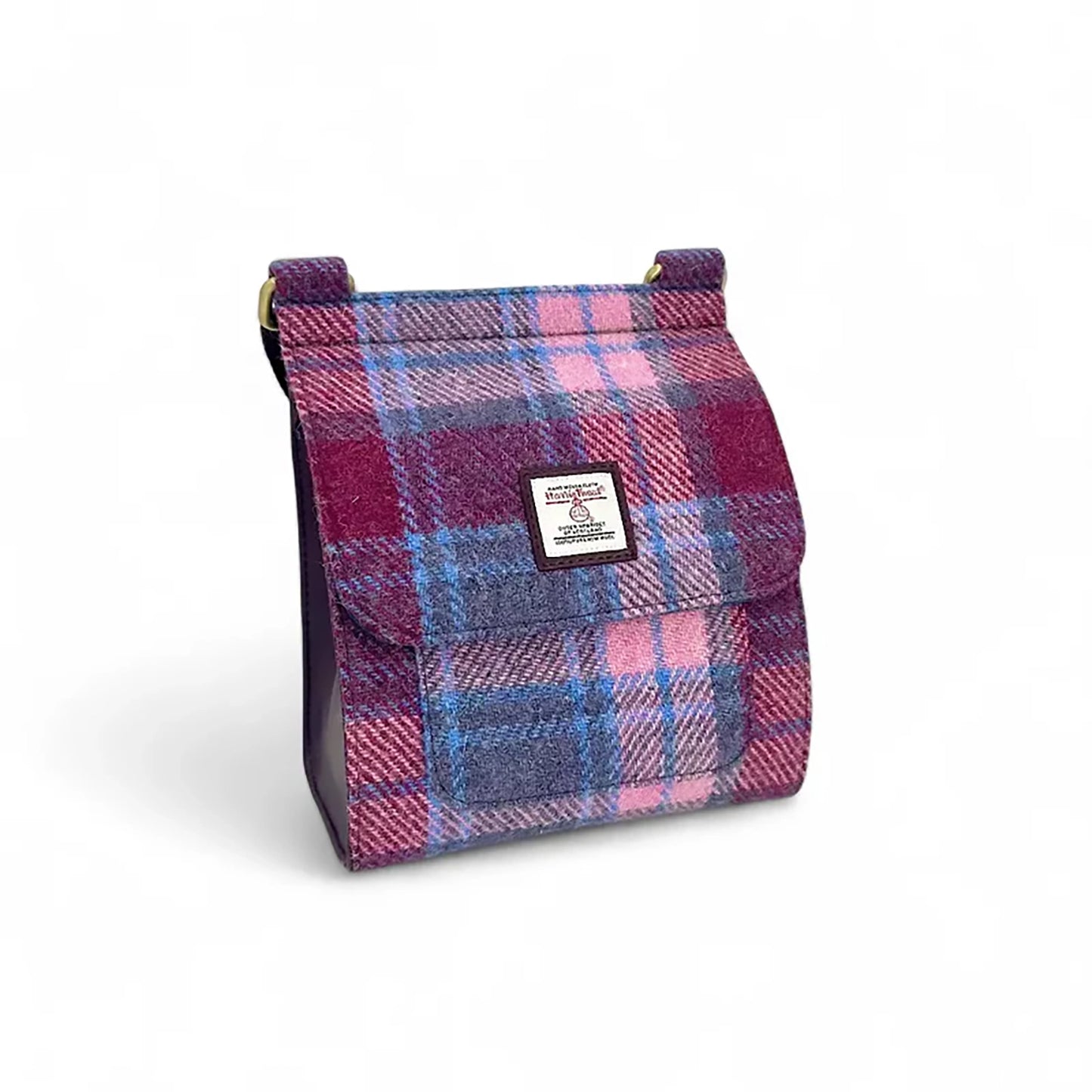 Harris Tweed Medium Satchel | Pastel Pink