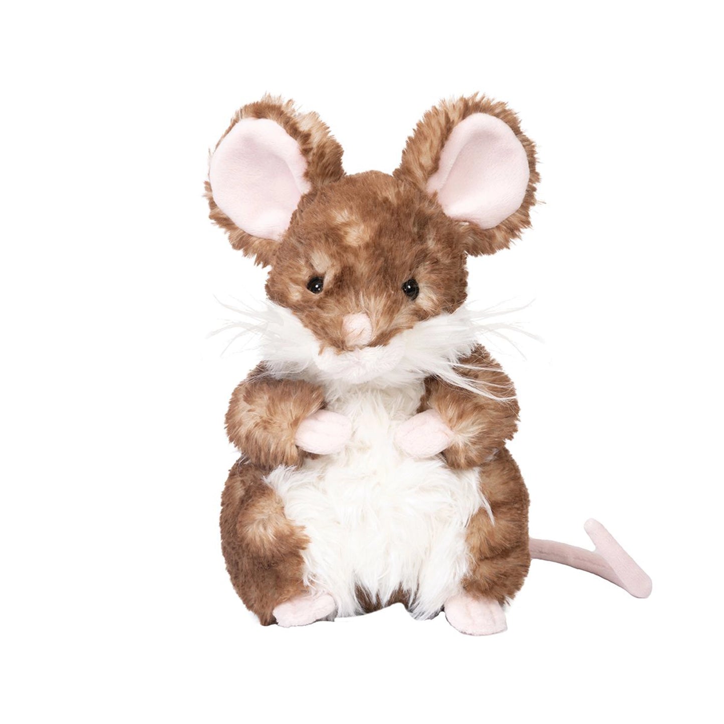 Stuffed mouse plush toy with the Wrendale emblem embroidered on its foot