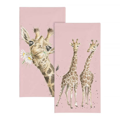 Giraffe design pink pocket tissues