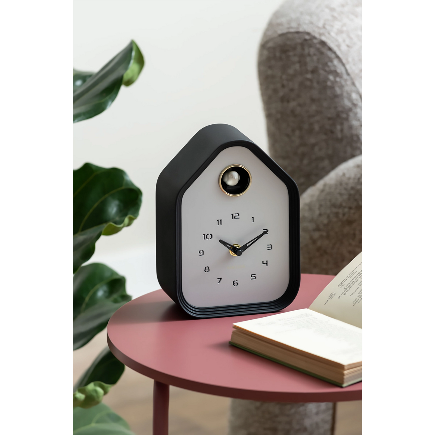 Reina Wall/Table Cuckoo Clock | Black