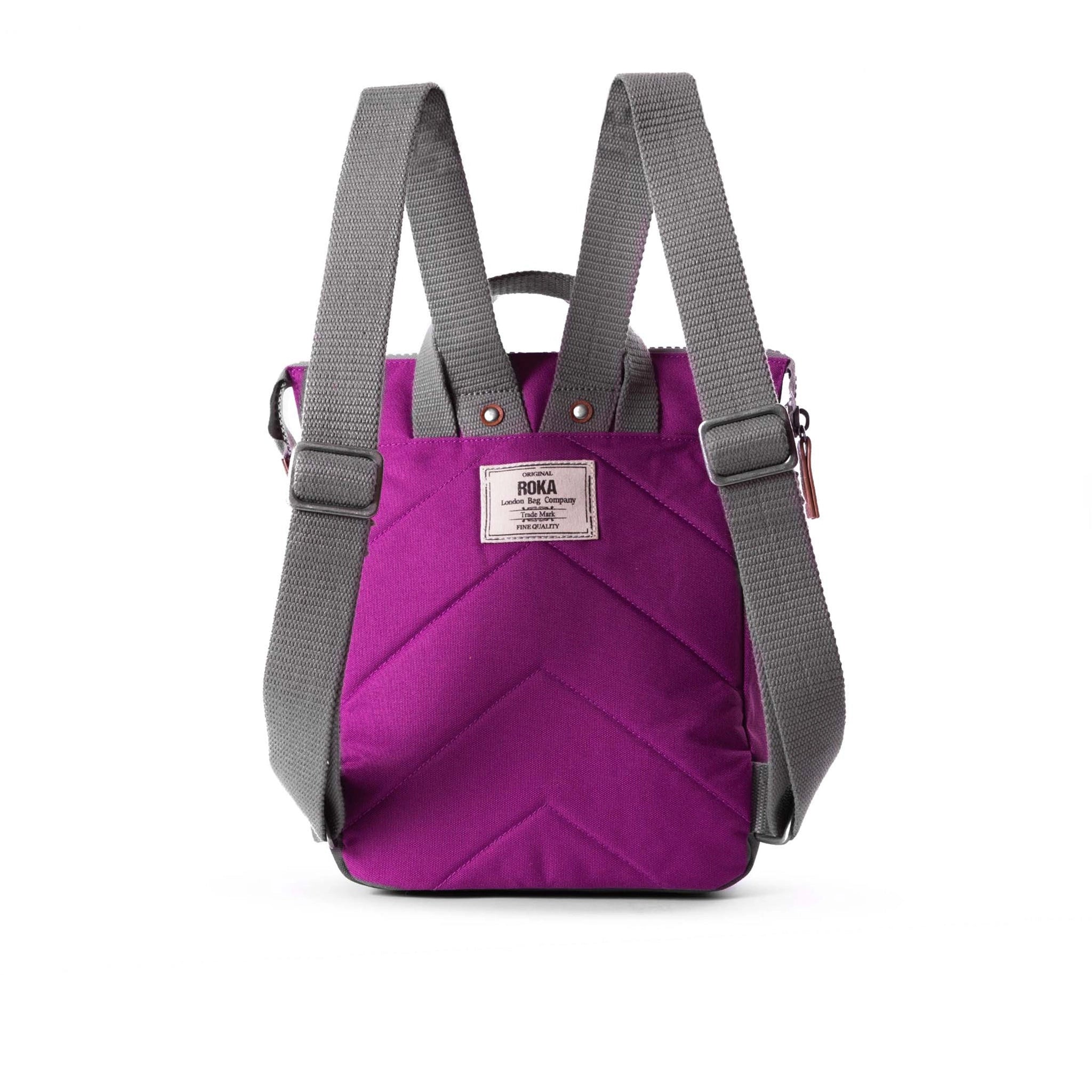 Roka Small Bantry Canvas Backpack Violet Juniper Aberdeen