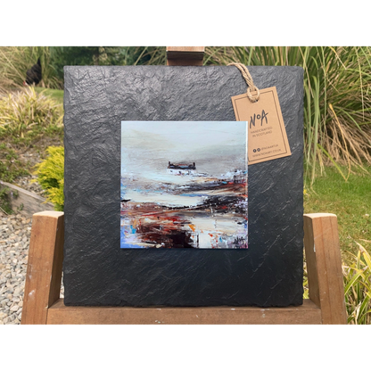 Rolling Fog | Large Slate Mounted Wall Art