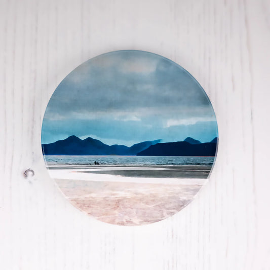 Ceramic Coaster | A Walk on the Beach Skye from Applecross
