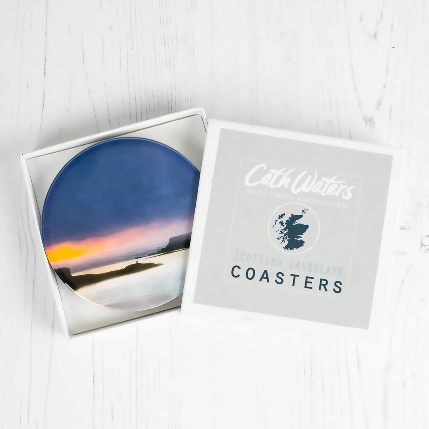 Ceramic Coaster | Ardtreck Lighthouse Isle of Skye