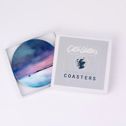 Ceramic Coaster | Fishing the Little Minch