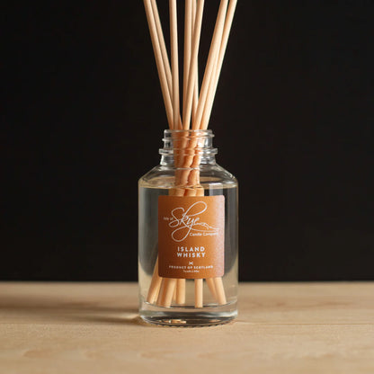 Island whisky scented glass reed diffuser 