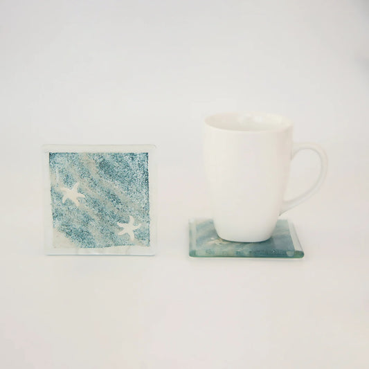 Sea & Sand Glass | Coaster