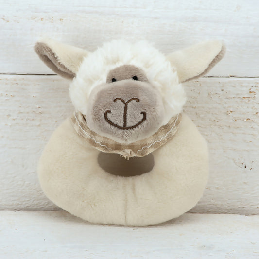Plush Baby Rattle | Sheep