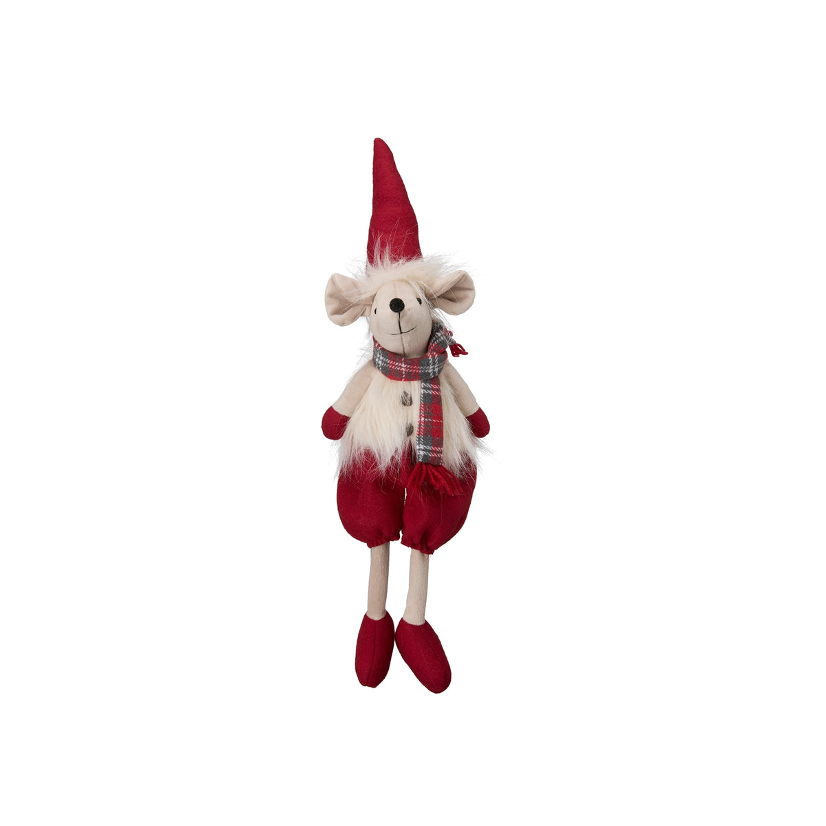 Christmas Decorations | Sitting Mouse 2 Assorted