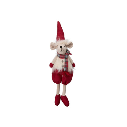 Christmas Decorations | Sitting Mouse 2 Assorted