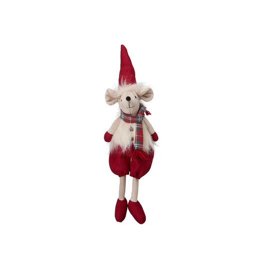 Christmas Decorations | Sitting Mouse 2 Assorted