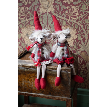 Christmas Decorations | Sitting Mouse 2 Assorted