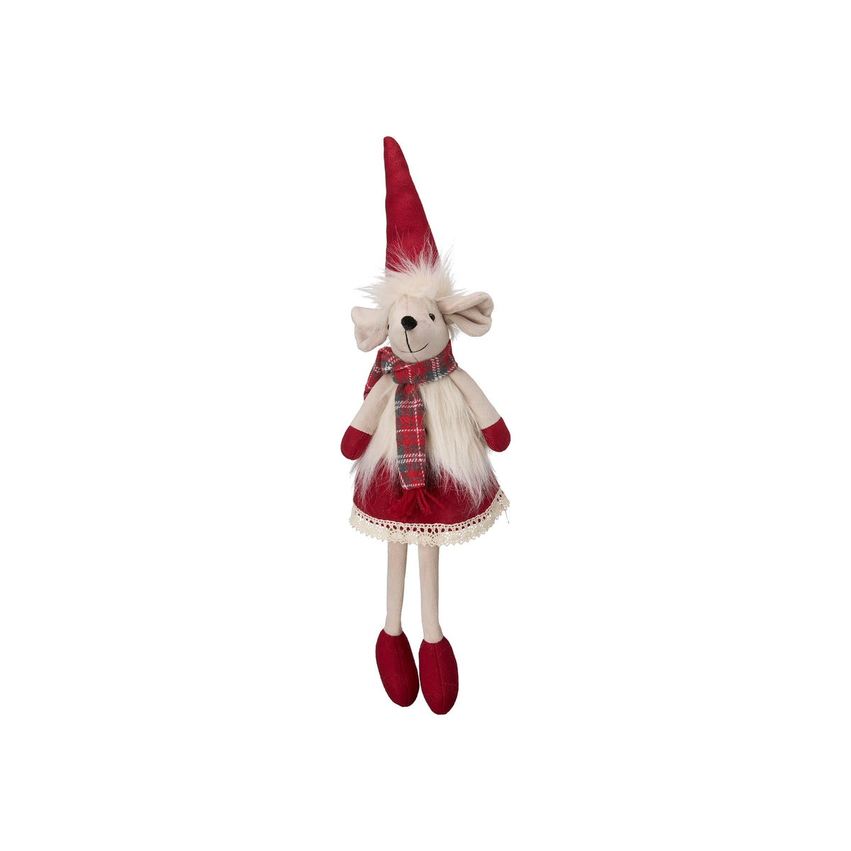 Christmas Decorations | Sitting Mouse 2 Assorted