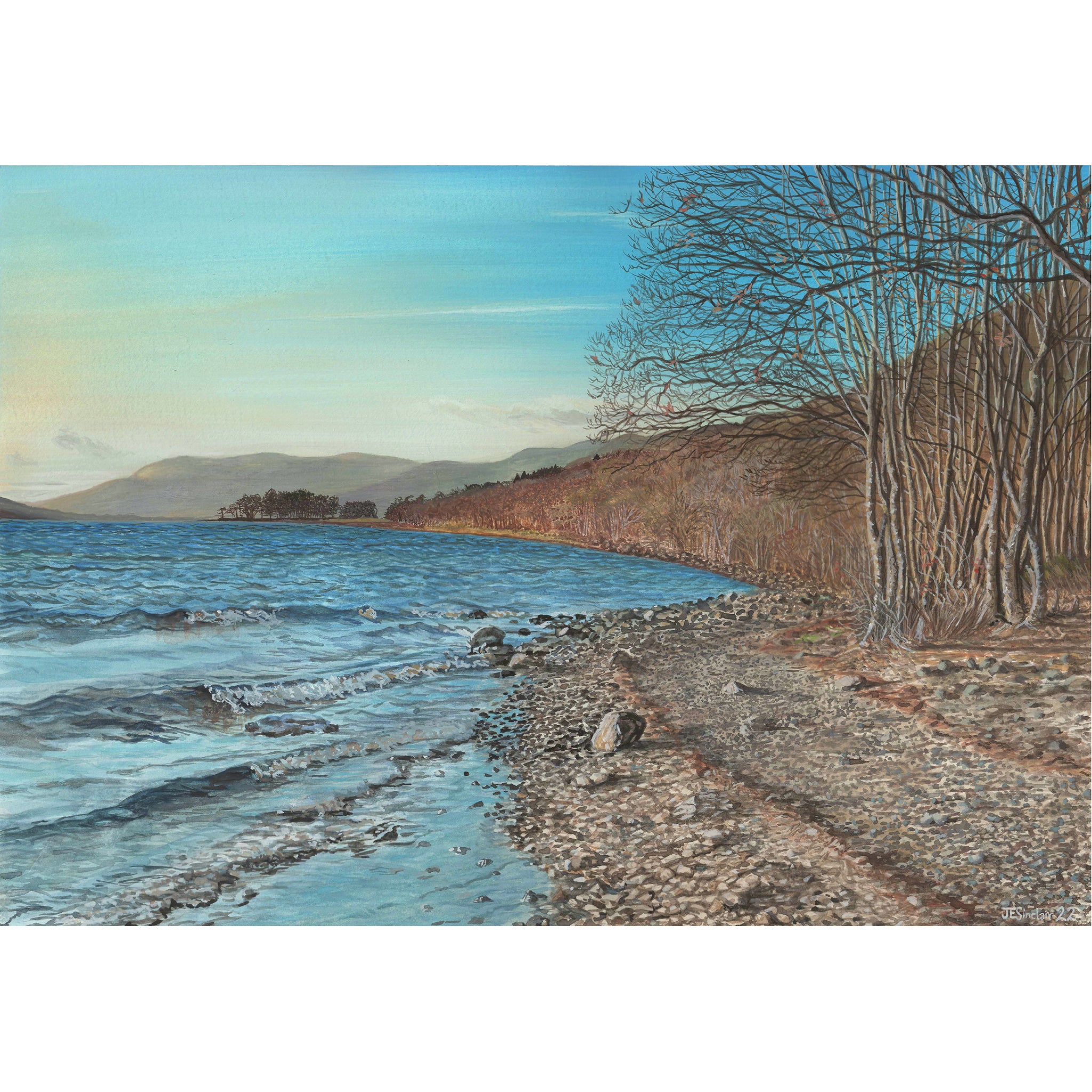 Shore At Loch Earn