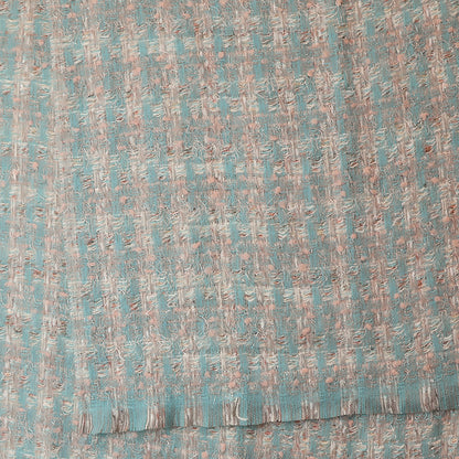 Sienna Weave Scarf | Duck Egg & Salmon