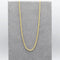 A simple gold chain necklace