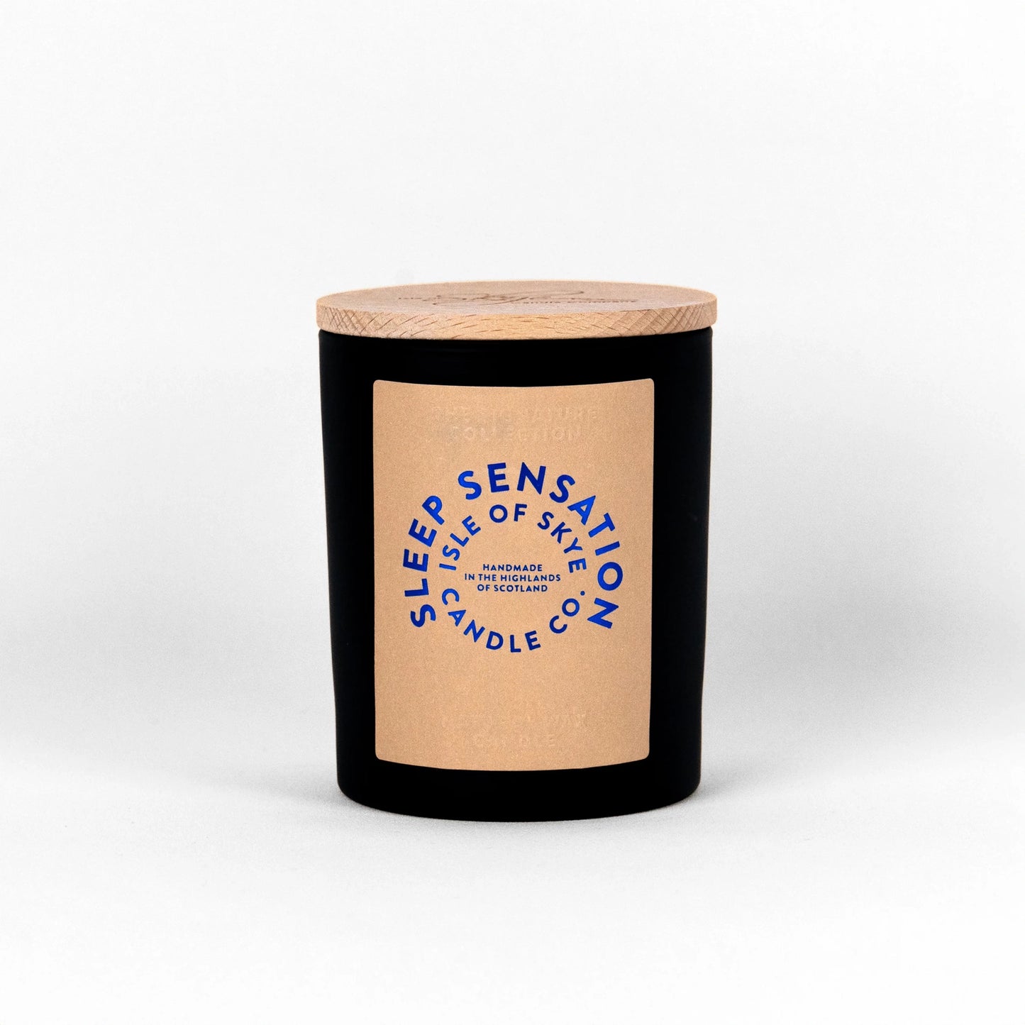 Black tumbler candle in sleep sensation scent