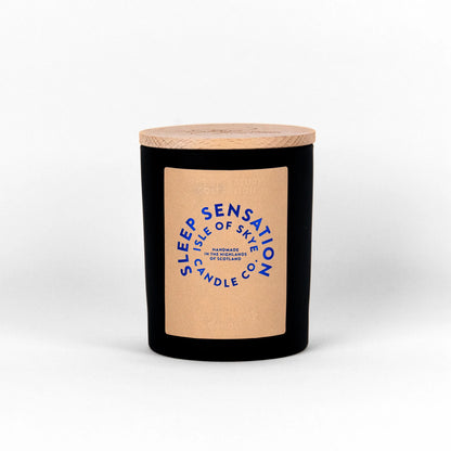 Black tumbler candle in sleep sensation scent